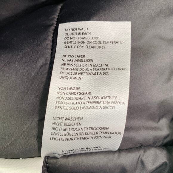 SUNSPEL Size L Grey Charcoal Wool Button Up Coat - Picture 6 of 6